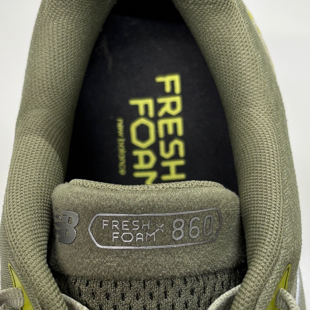 Men’s New Balance Fresh Foam 860 Olive Running Shoes Size 15 - Picture 11 of 12